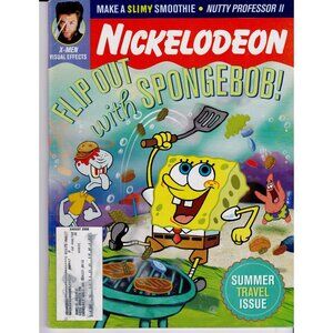 Nickelodeon Magazine Aug 2000 SpongeBob Summer Travel Rare Vintage Complete